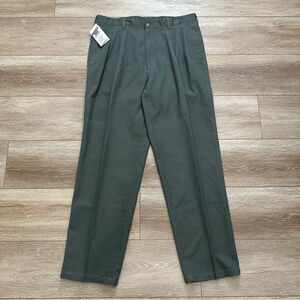 NWT Flyers Mens Size 38X32 Wrinkle Free Cotton Pleated Chino Style Pants